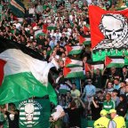 ¿Los aficionados del Celtic hicieron volar la bandera de Palestina
